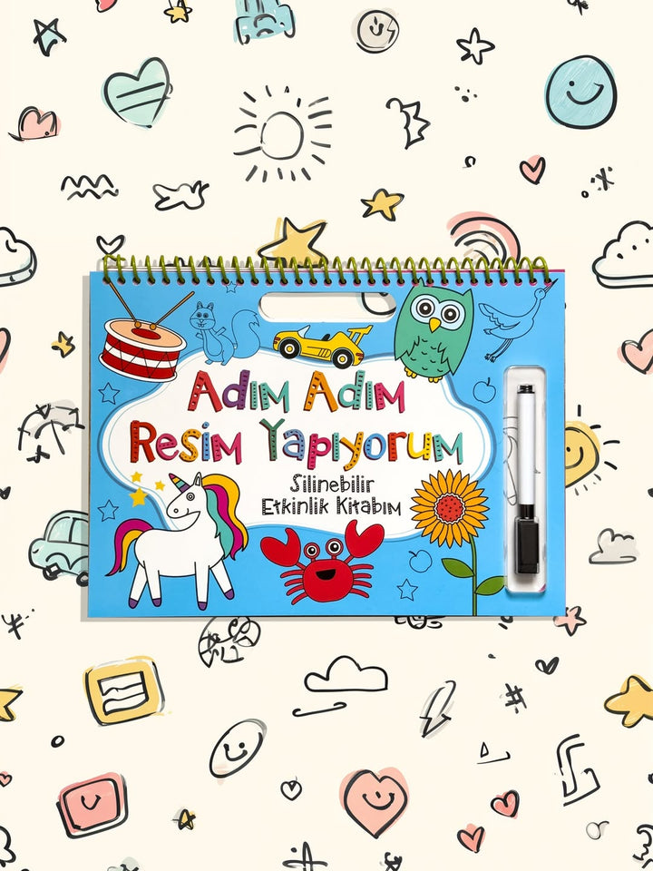 ADIM ADIM RESİM YAPIYORUM - MAVİ