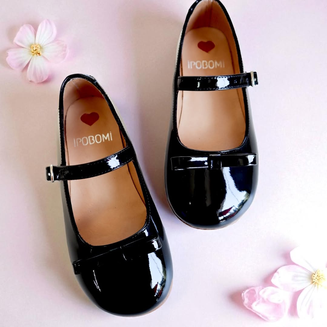 IPOBOMI BALLET BLACK   AYAKKABI