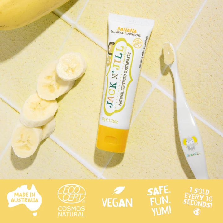 Doğal Sertifikalı- Muz Aromalı Diş Macunu 50g