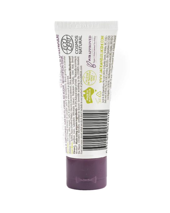 Doğal Sertifikalı- Siyah Frenk Üzüm Aromalı Diş Macunu Florürsüz 50g
