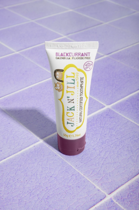 Doğal Sertifikalı- Siyah Frenk Üzüm Aromalı Diş Macunu Florürsüz 50g