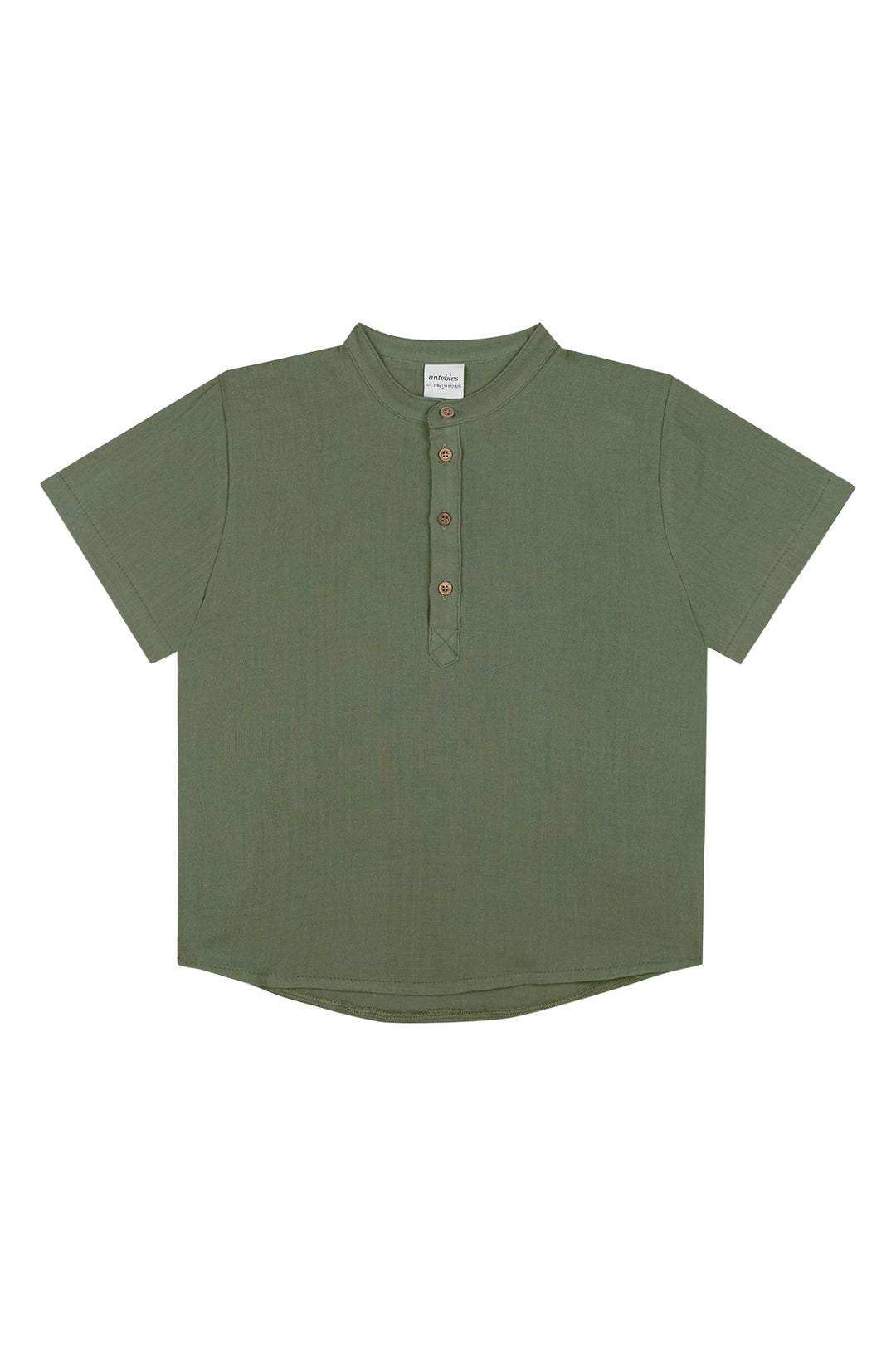 Antebies Yeşil Müslin Kısa Kollu Tshirt Şort Set