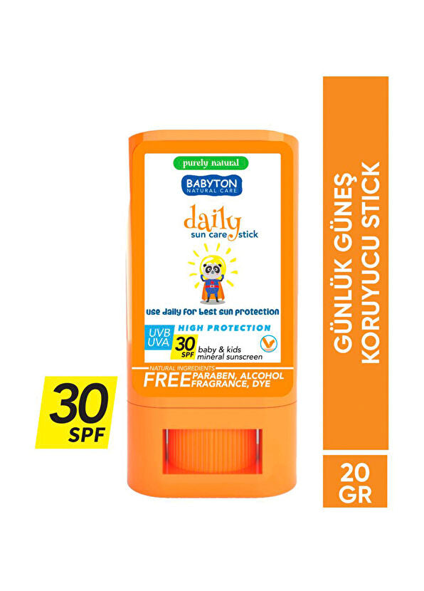 Bebek ve Çocuklar İçin Doğal Güneş Koruyucu Stick 30 SPF 20 gr