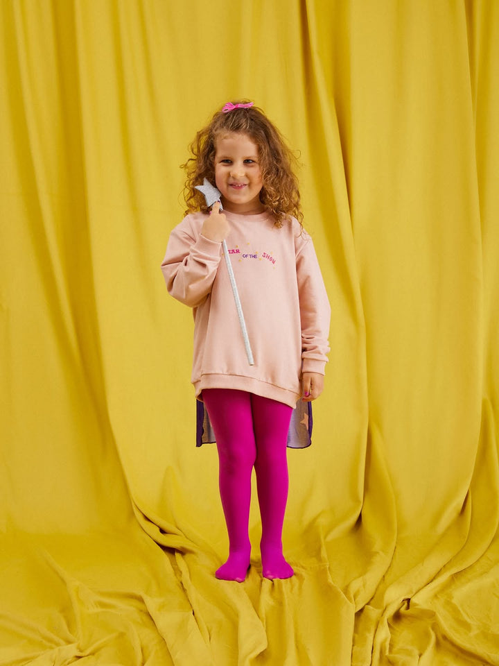 Pelerin Detaylı Sweatshirt - Somon