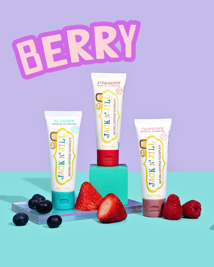 Doğal Sertifikalı- Yaban Mersini Aromalı Diş Macunu Florürsüz 50g