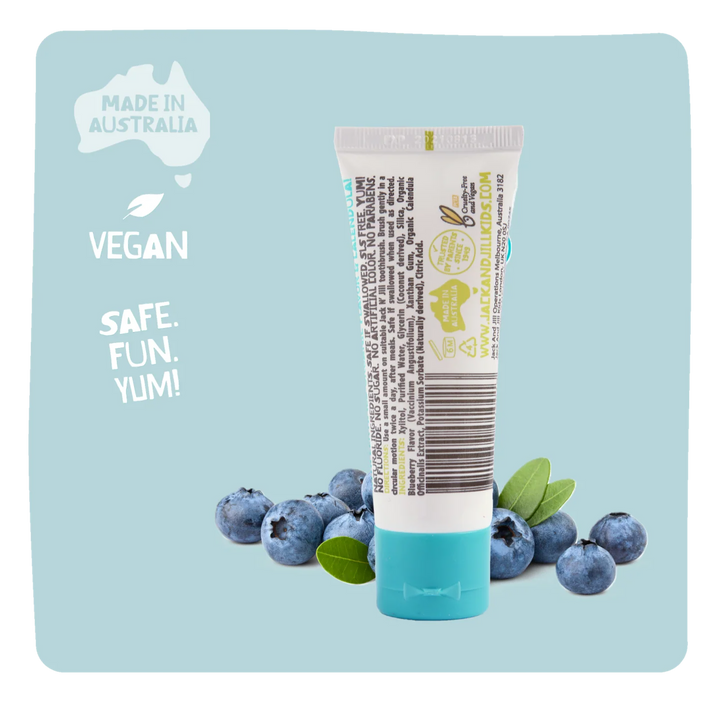 Doğal Sertifikalı- Yaban Mersini Aromalı Diş Macunu Florürsüz 50g