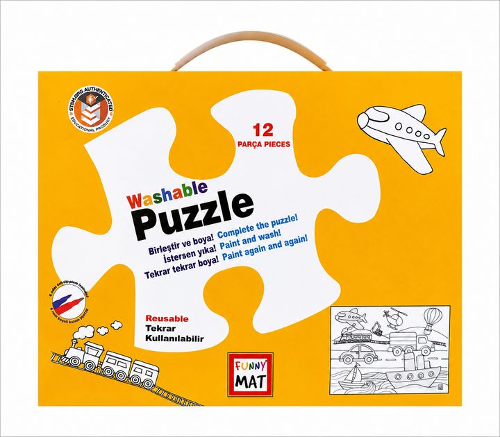 FUNNY MAT WASHABLE PUZZLE TAŞITLAR