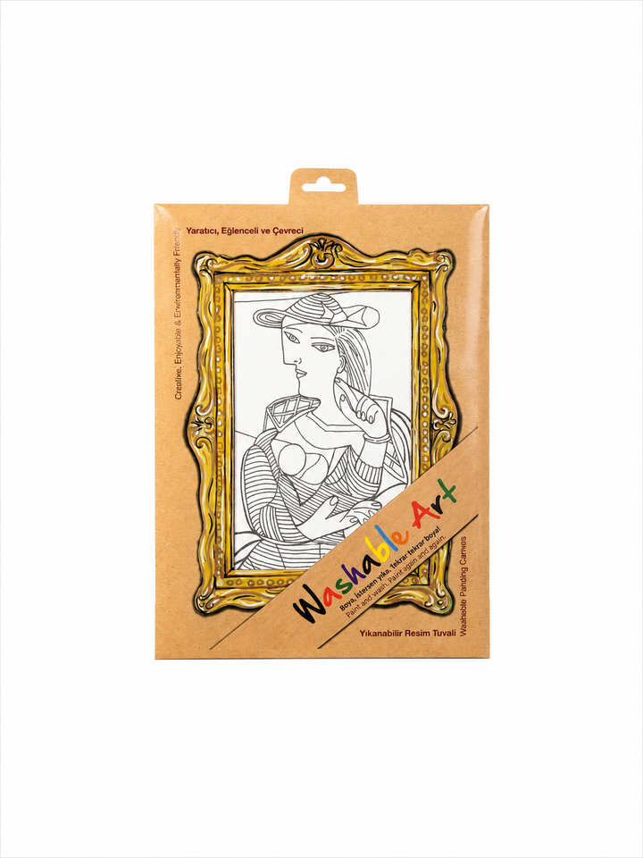 FUNNY MAT WASHABLE ART PABLO PICASSO SEATED WOMAN