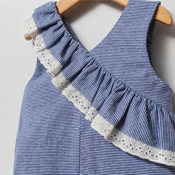 Tongs Blue Sailing Girl Romper