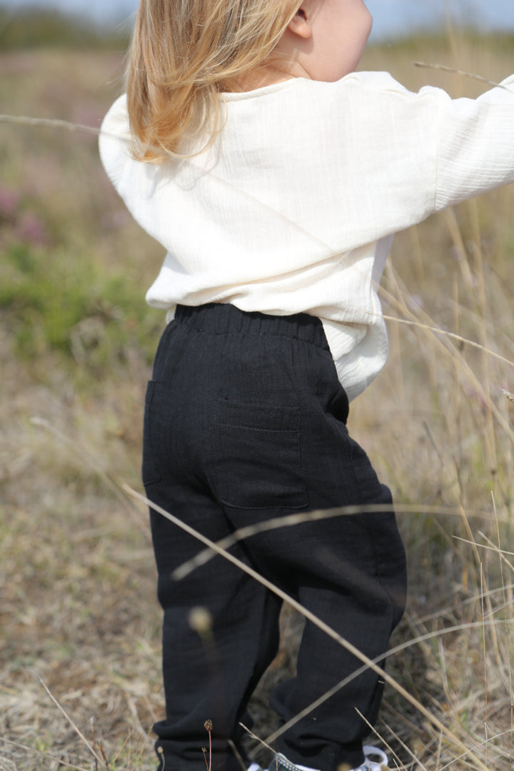 MUSLIN PANTS SİYAH