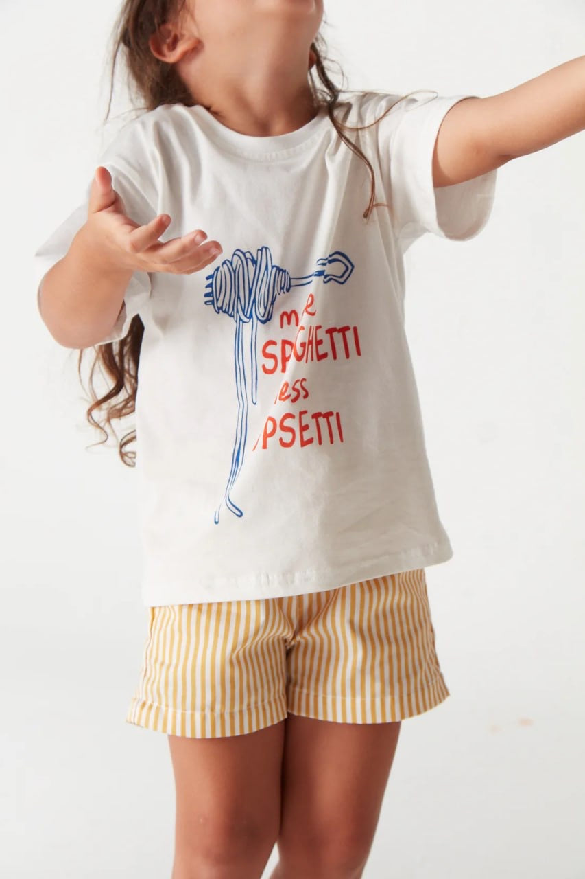 YELLOW STRİPE ŞORT