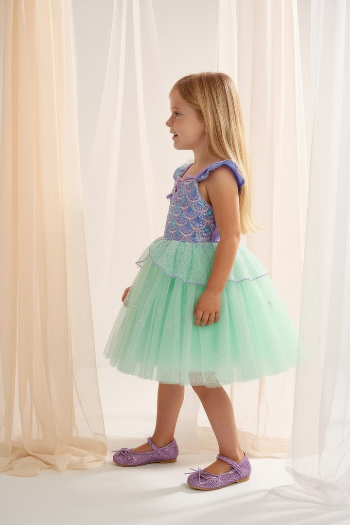 Fairymoon Mint Pearl Mermaid Dress