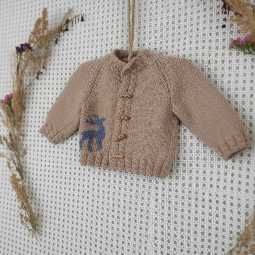 MARIPOSA GEYİKLİ CEKET KAHVE &amp; LACİVERT