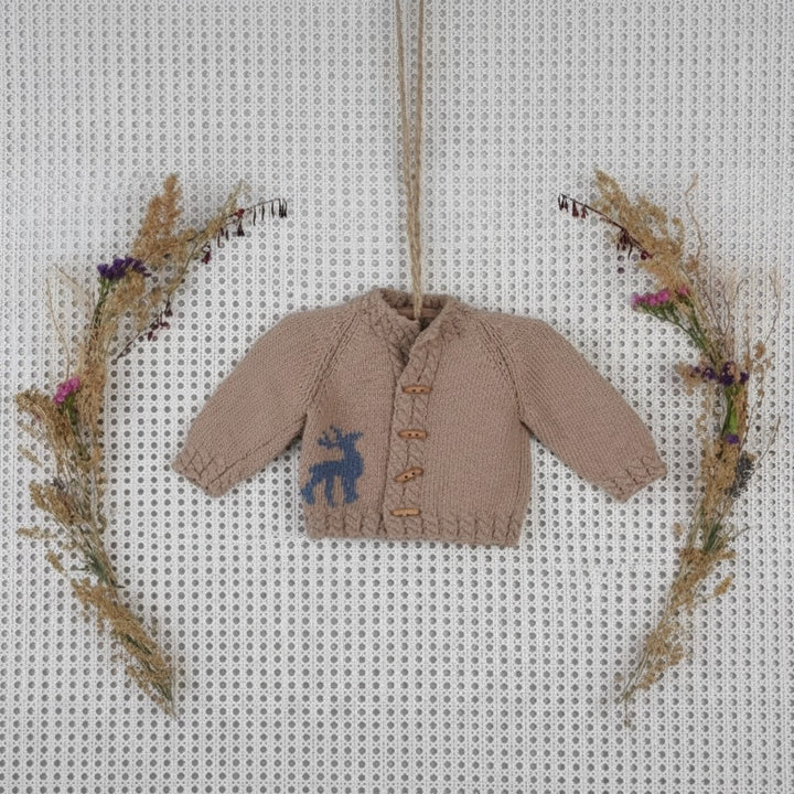 MARIPOSA GEYİKLİ CEKET KAHVE &amp; LACİVERT