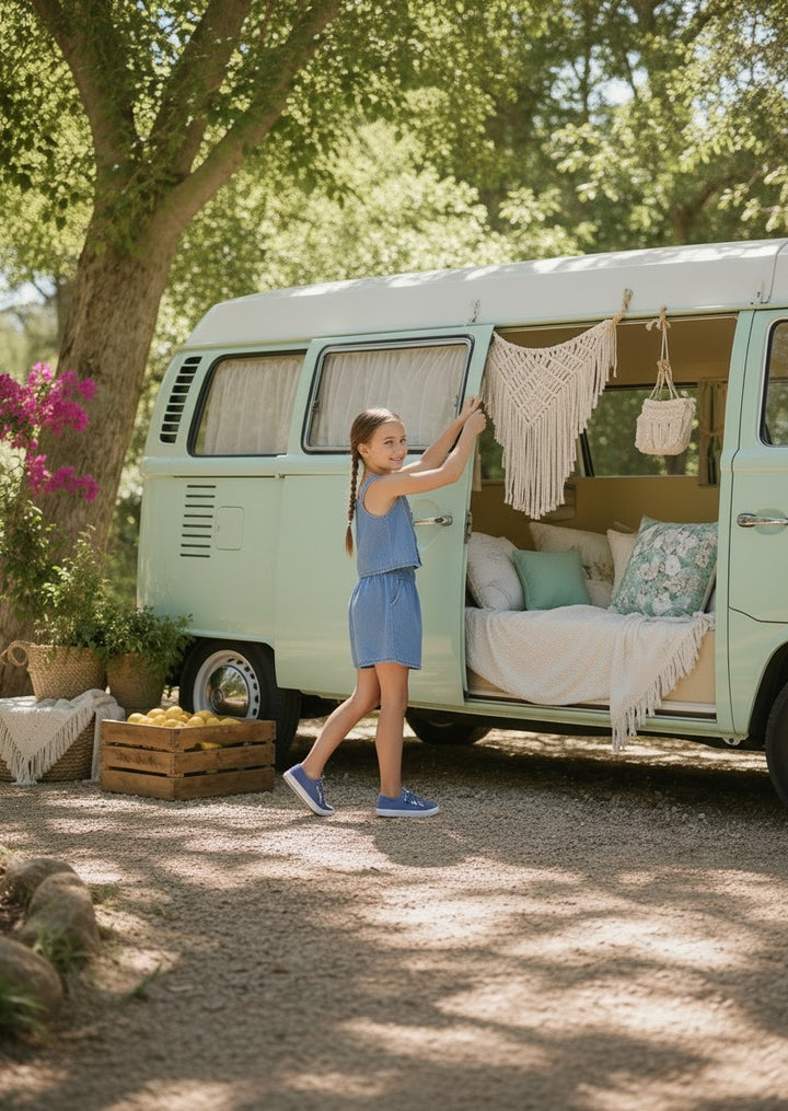 Petits Nobles Bluebell Denim Set