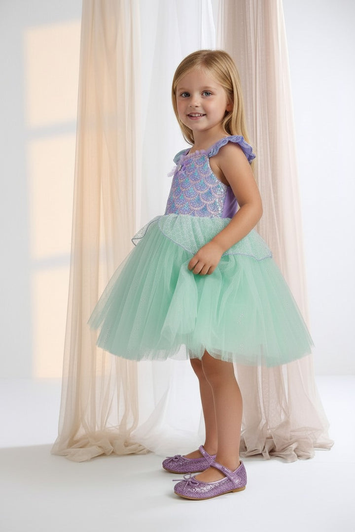 Fairymoon Mint Pearl Mermaid Dress