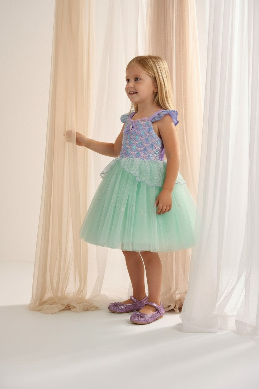 Fairymoon Mint Pearl Mermaid Dress