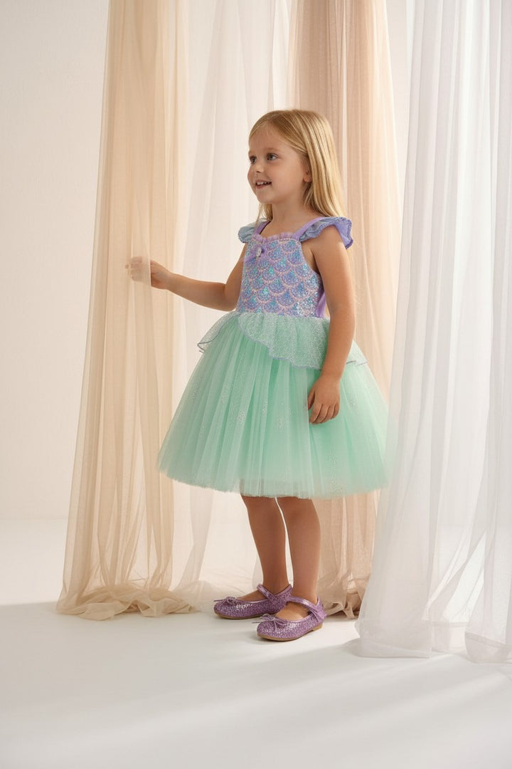 Fairymoon Mint Pearl Mermaid Dress