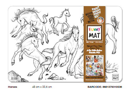 FUNNY MAT ATLAR    48 x 33.5 cm