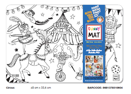 FUNNY MAT SİRK    48 x 33.5 cm