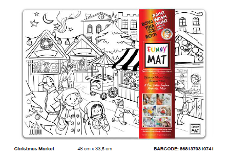 FUNNY MAT YENİ YIL MARKETİ    48 x 33.5 cm