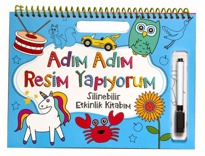 ADIM ADIM RESİM YAPIYORUM - MAVİ