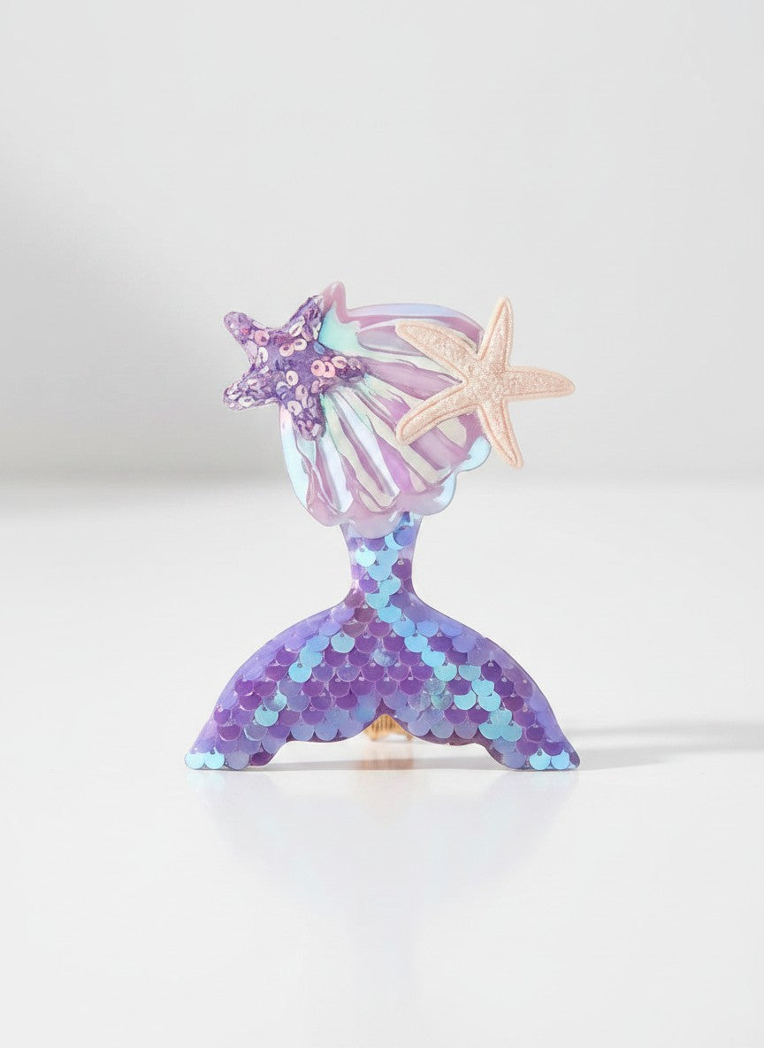 Fairymoon Lagoon Mermaid Clip (XL) Violet
