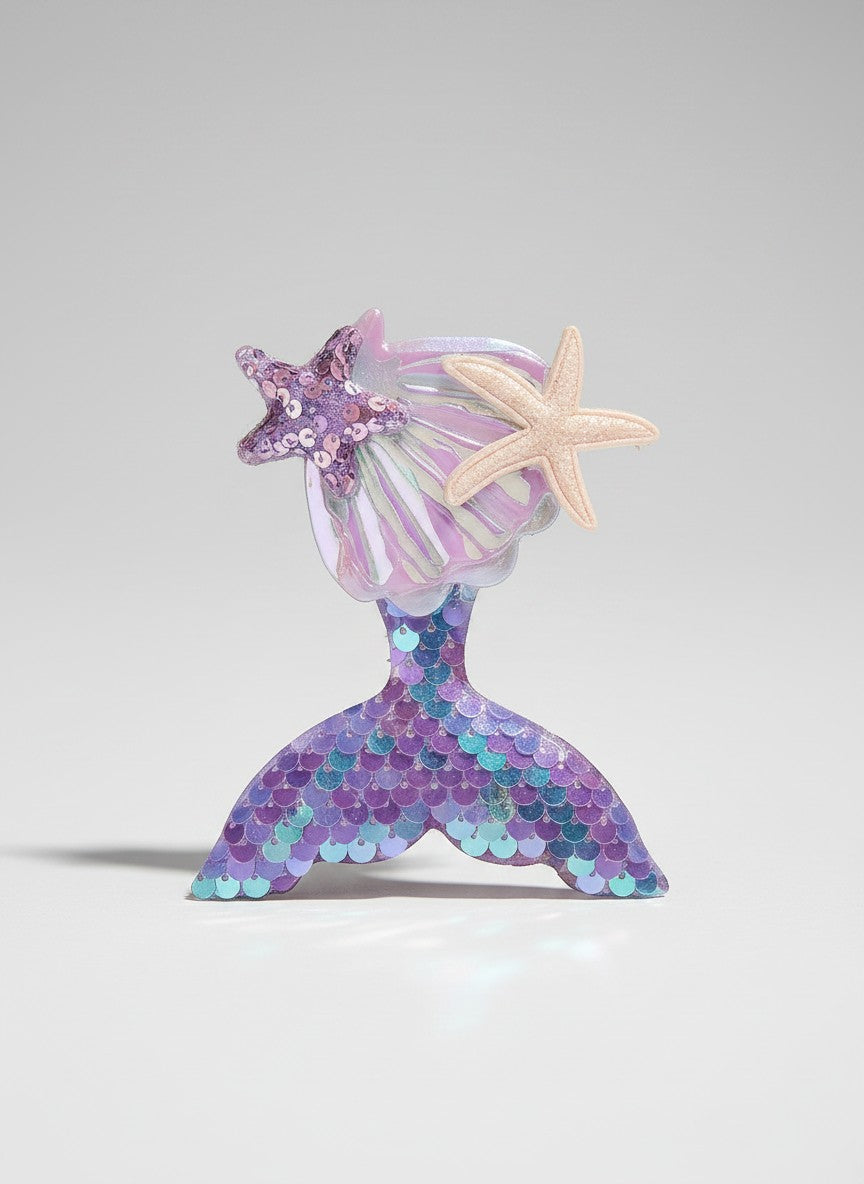 Fairymoon Lagoon Mermaid Clip (XL) Violet