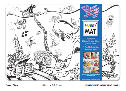 FUNNY MAT DERİN DENİZ    48 x 33.5 cm