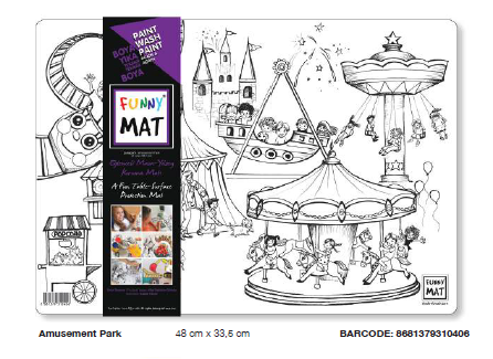 FUNNY MAT LUNAPARK    48 x 33.5 cm