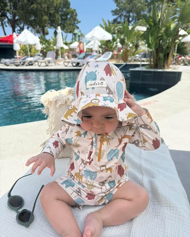 UV Korumalı Alt Üst Erkek Bebek Set Jungle