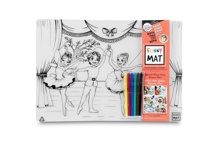 FUNNY MAT 2Lİ SET PRENS İLE PRENSES &amp; DANSÇILAR 6&