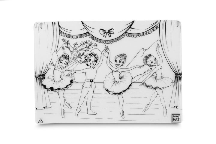 FUNNY MAT 2Lİ SET PRENS İLE PRENSES &amp; DANSÇILAR 6&