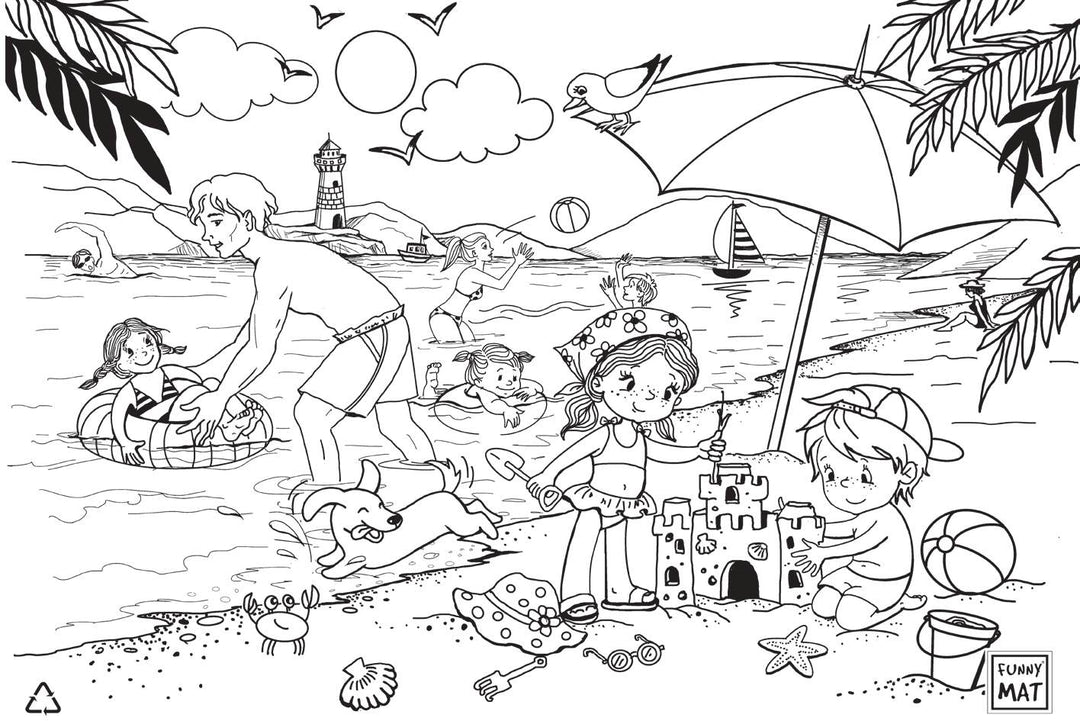 FUNNY MAT YAZ (%95 GERİ DÖNÜŞÜMLÜ)  48 x 33.5 cm