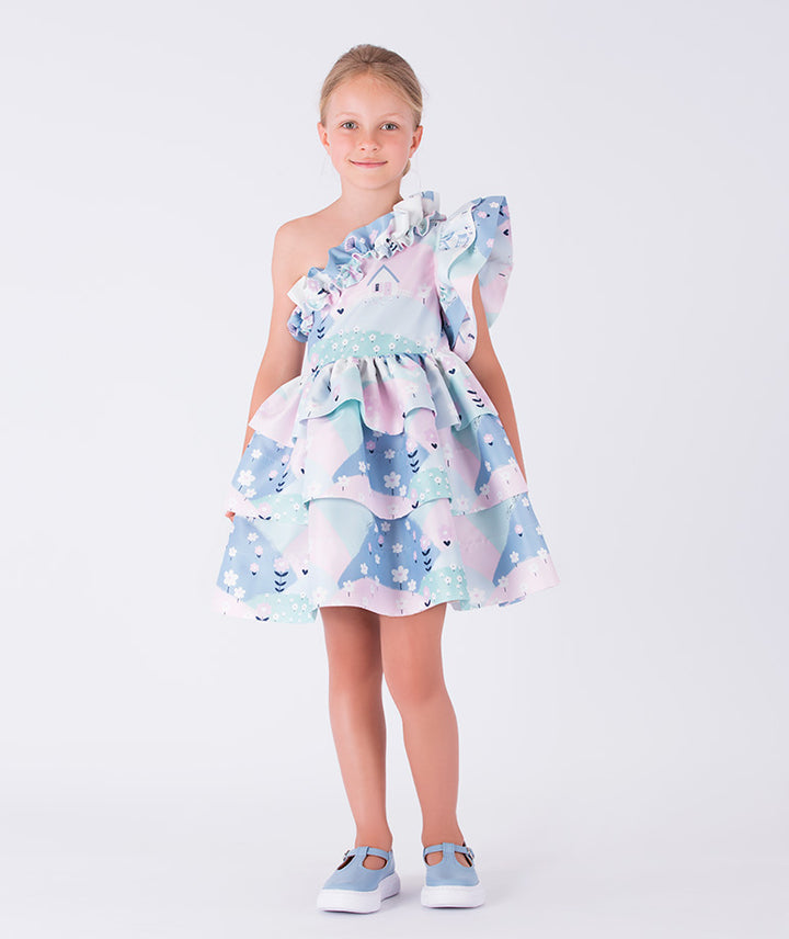 PASTEL GRASSE LAVANDER DRESS
