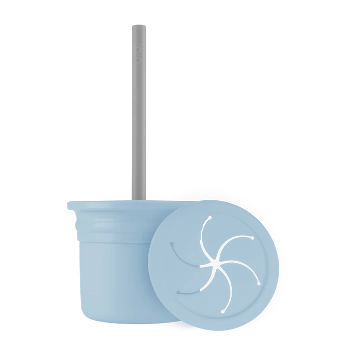 OiOi Ham+Hüp Mineral Blue / Powder Grey