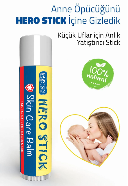 Hero Stick Skin Care Balm Hero Stick Anlık Yatıştırıcı Doğal Stick 5 ml