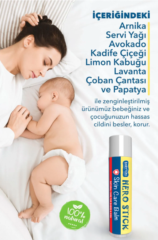 Hero Stick Skin Care Balm Hero Stick Anlık Yatıştırıcı Doğal Stick 5 ml