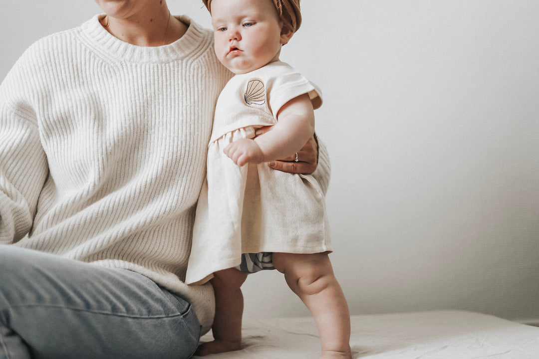 ORGANIC SAND "SHELL" DRESS