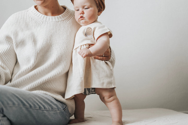 ORGANIC SAND "SHELL" DRESS