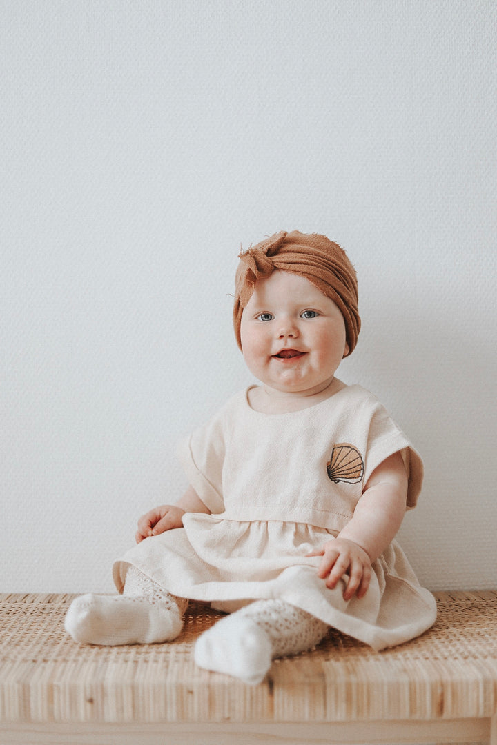 ORGANIC SAND "SHELL" DRESS
