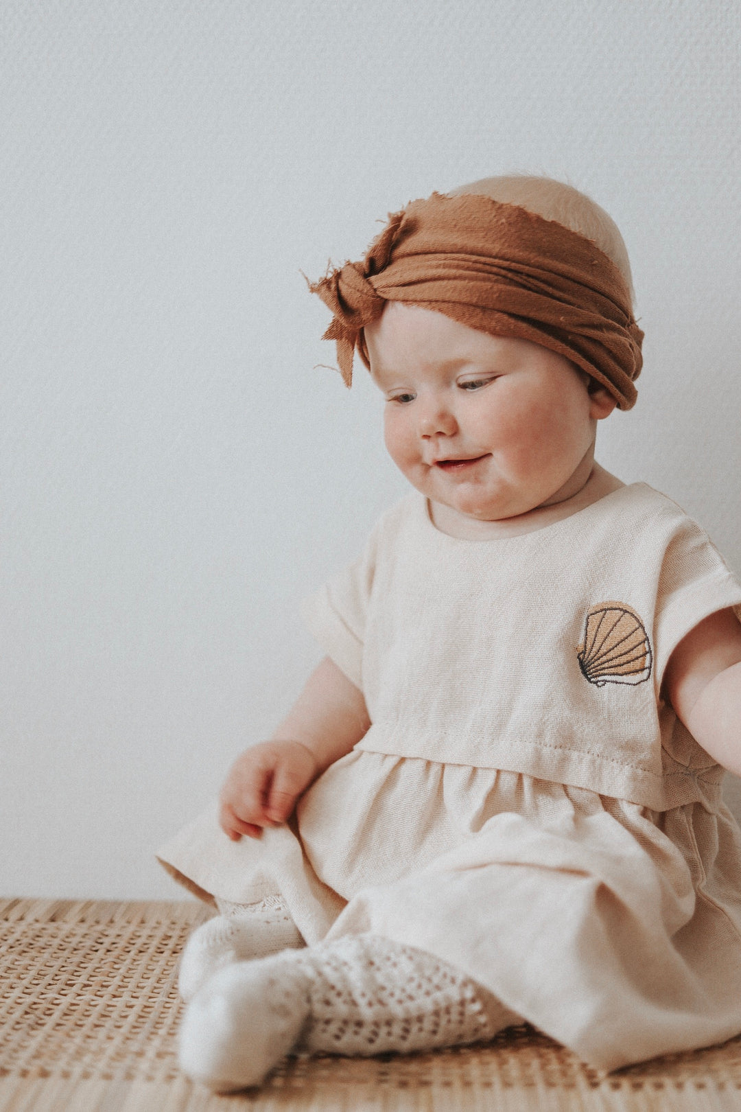 ORGANIC SAND "SHELL" DRESS
