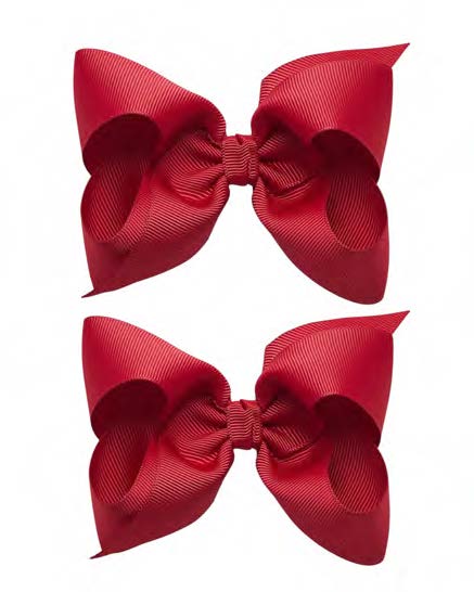 IPOBOMI RIBBON BOW CLIP RED