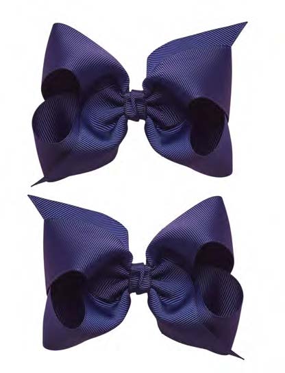IPOBOMI RIBBON BOW CLIP NAVY