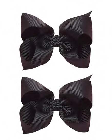 IPOBOMI RIBBON BOW CLIP BLACK
