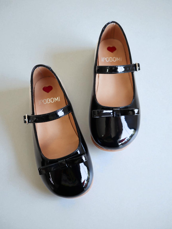 IPOBOMI BALLET BLACK   AYAKKABI