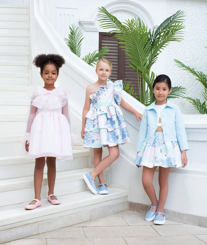 PASTEL GRASSE LAVANDER DRESS