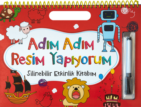 ADIM ADIM RESİM YAPIYORUM-KIRMIZI