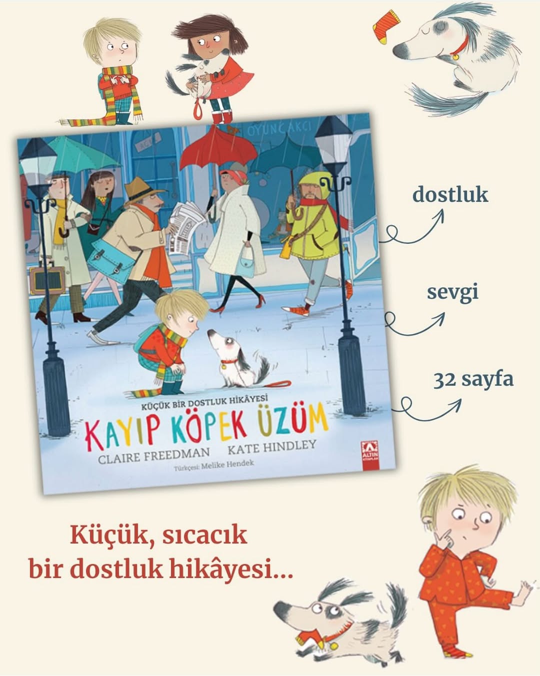 KAYIP KÖPEK ÜZÜM KÜÇÜK BIR DOSTLUK HIKAYESI