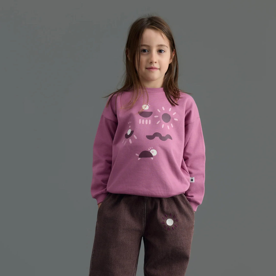 Yucca "Grow" Sweatshirt Pembe